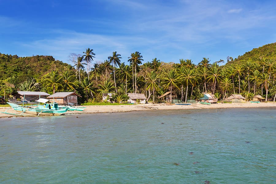 a fishing village in the Philippines