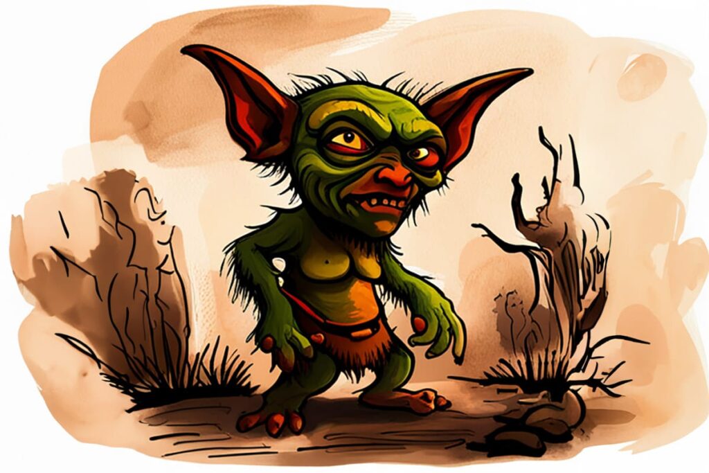 illustration of a goblin