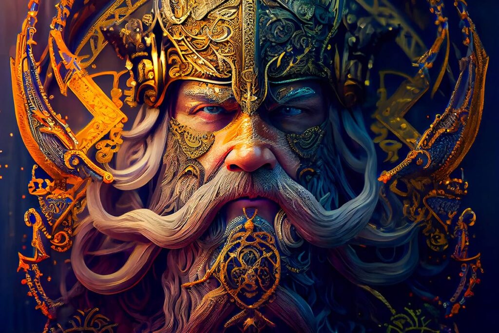 viking face