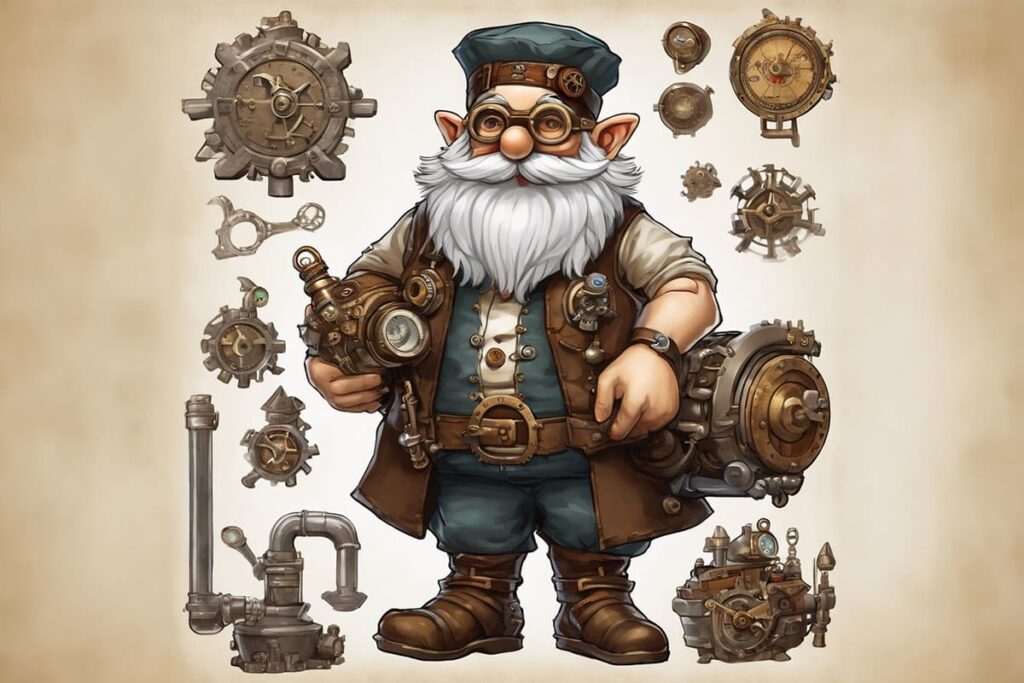 gnome inventor illustration
